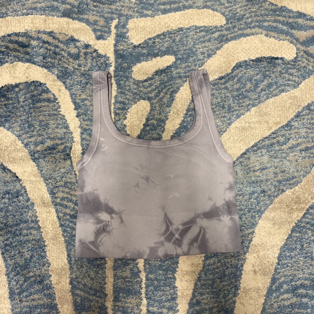Avocado Tie Dye Work Out Tank Top